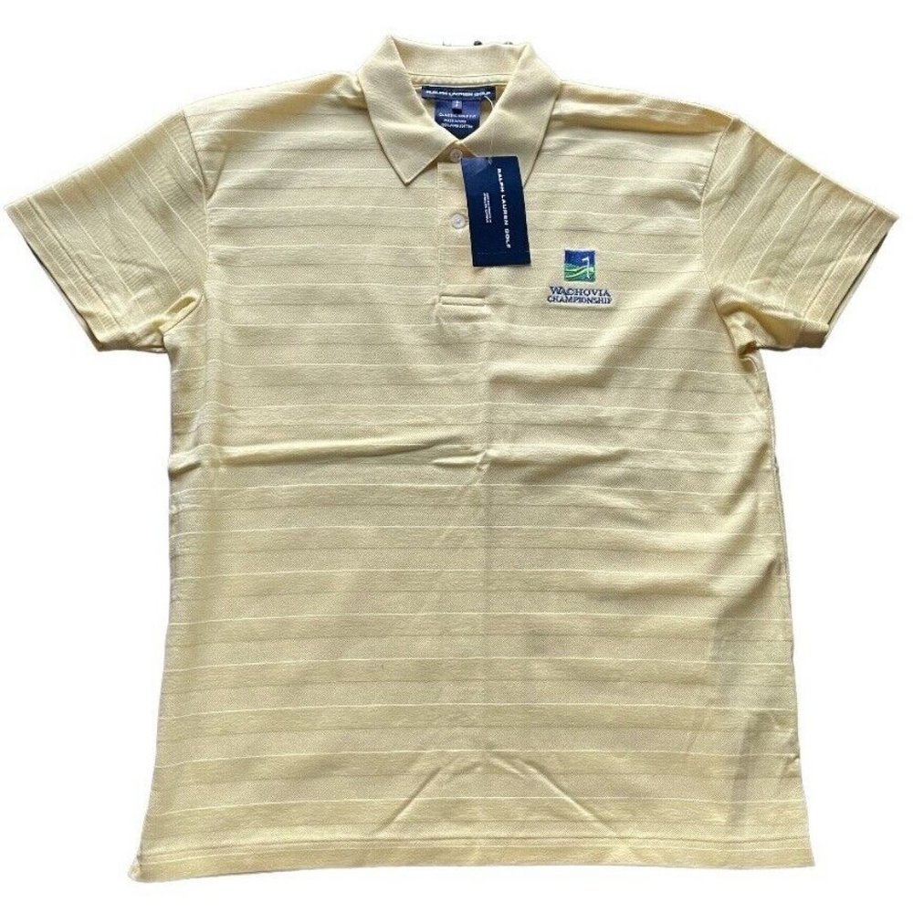 NWT Ralph Lauren Golf Slim Polo Shirt Wachovia Championship Peru Pima Small Men